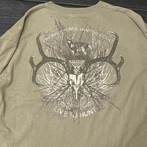 Vintage Columbia long sleeve deer t shirt
